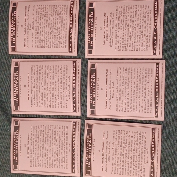 Churchman's cigarette cards - Holidays in Britain 🇬🇧 - Picture 13 of 13